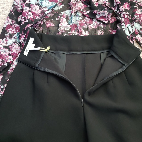 BCBGeneration Black Brulee Floral Romper - Picture 5 of 8